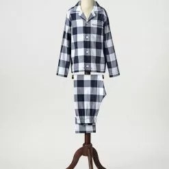 Hastens Hästens Blue Check Pyjamas
