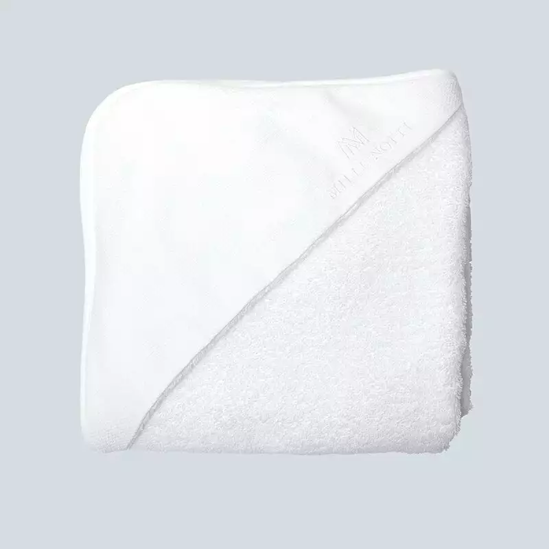 Millenotti Mille Notti Albergo Baby Handduk Med Huva Vit 4 Millenotti Mille Notti Albergo Baby Handduk Med Huva Vit - Bild 2
