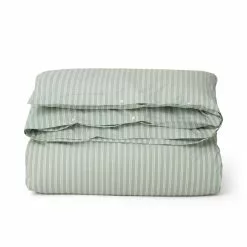 Lexington Striped Cotton Poplin Påslakan