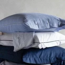 Lexington Hotel Light Flannel Örngott 7 Lexington Hotel Light Flannel Örngott -Sängkläder försäljning HotelLightFlannelLtBlueWhitePillowcase3