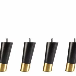 Hilding Lutande Med Metallkant Sängben 8 Hilding Lutande Med Metallkant Sängben -Sängkläder försäljning LUTANDETRABENMEDMETALLKANTSVARTMASSING12CM