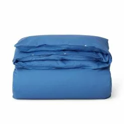 Lexington Blue Washed Cotton Sateen Påslakan