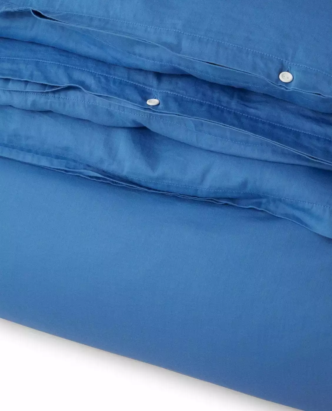 Lexington Blue Washed Cotton Sateen Påslakan 5 Lexington Blue Washed Cotton Sateen Påslakan - Bild 3