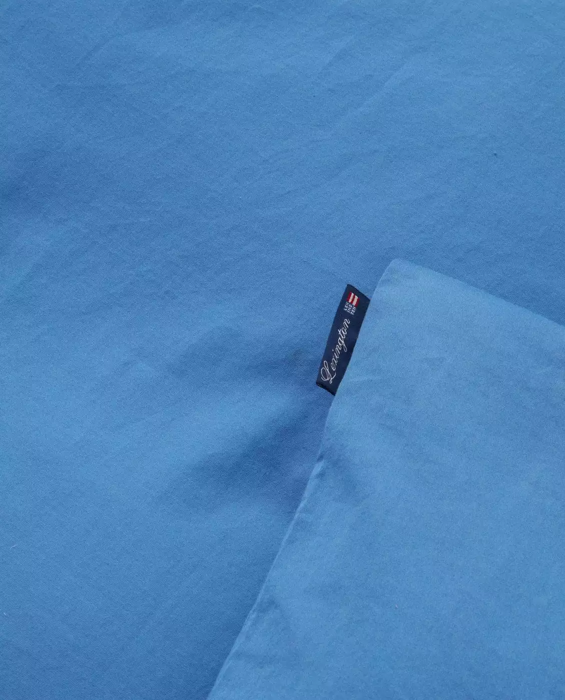 Lexington Blue Washed Cotton Sateen Påslakan 6 Lexington Blue Washed Cotton Sateen Påslakan - Bild 4