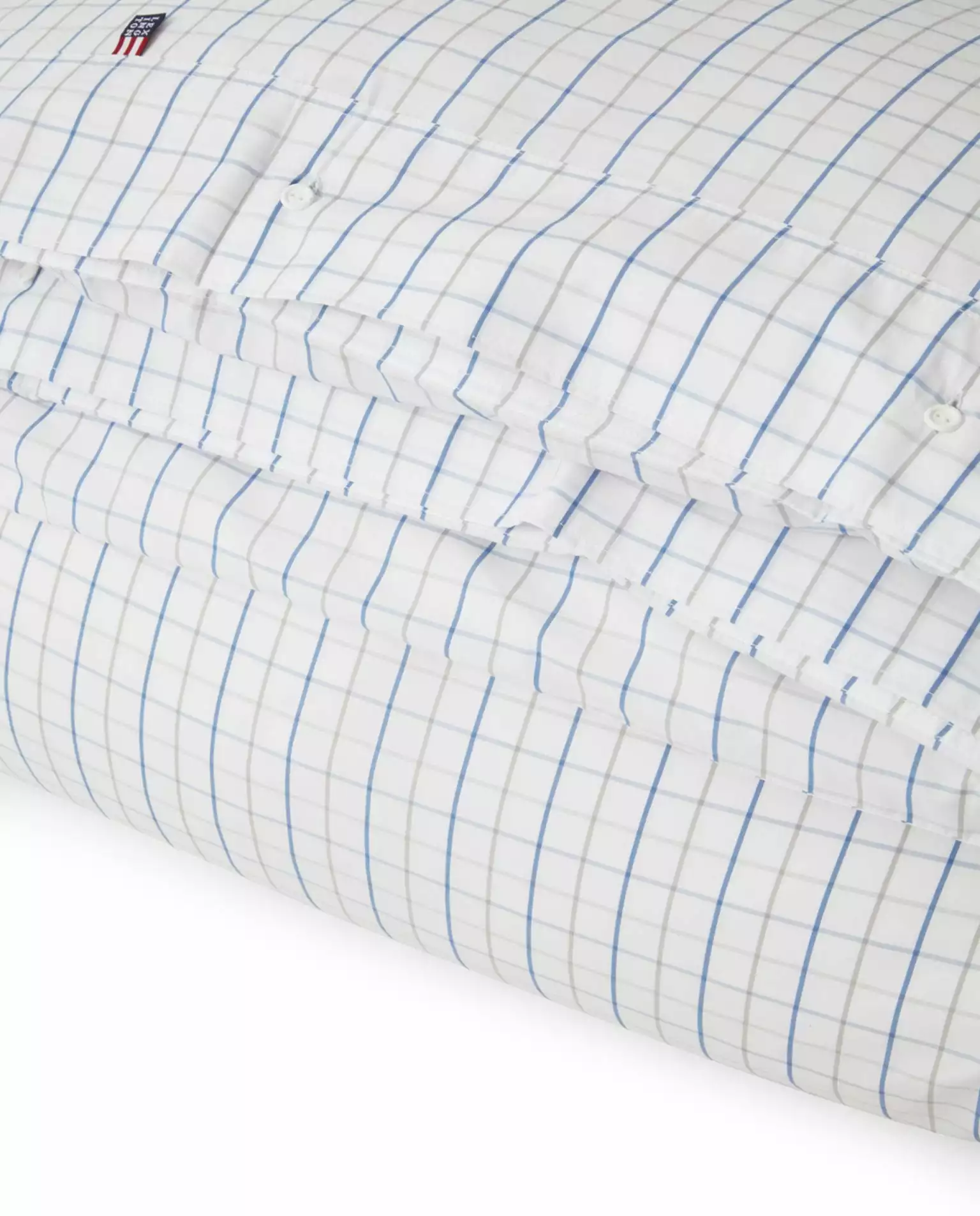 Lexington Checked Cotton Poplin Påslakan 5 Lexington Checked Cotton Poplin Påslakan - Bild 3