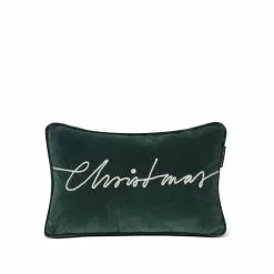 Framsida -Sängkläder försäljning LexingtonChristmasCottonVelvetPrydnadskudde4