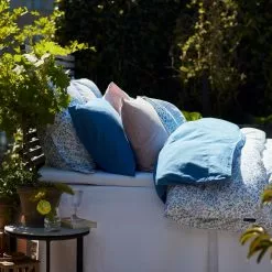 Framsida -Sängkläder försäljning LexingtonFlowerPrintedCottonSateenPaslakan3