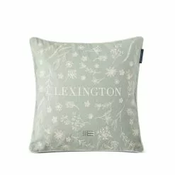 Lexington Logo Flower Embroidered Prydnadskudde