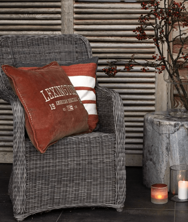 Lexington Logo Message Cotton Velvet Kuddfodral 5 Lexington Logo Message Cotton Velvet Kuddfodral - Bild 3