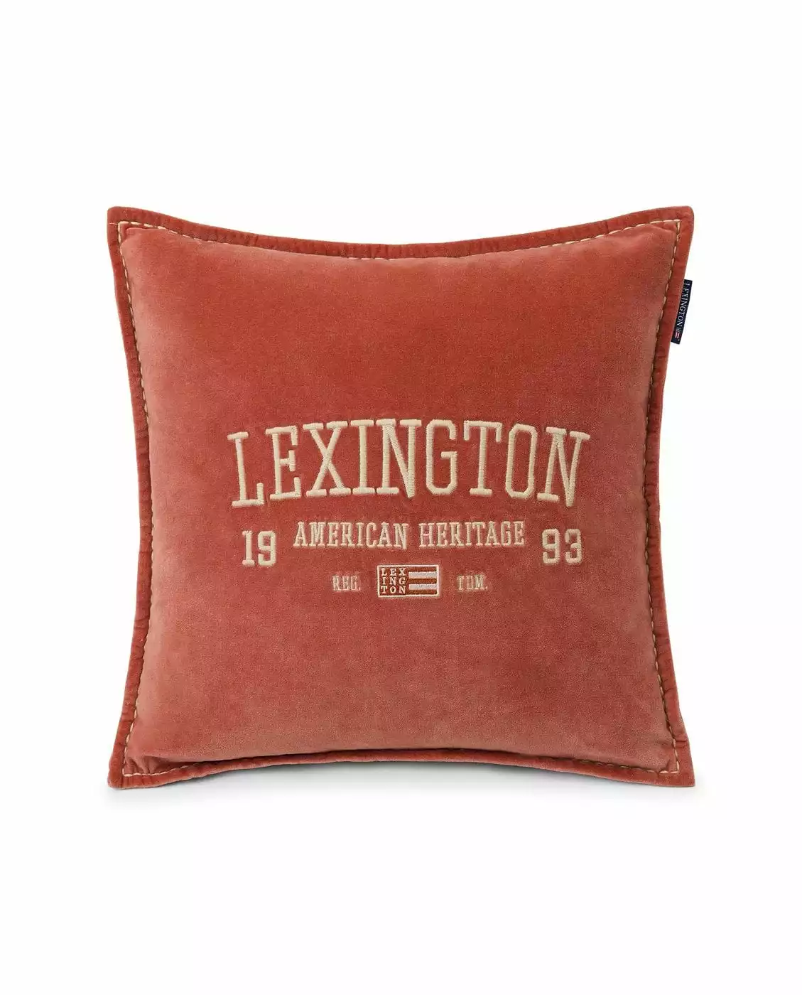 Lexington Logo Message Cotton Velvet Kuddfodral 3 Lexington Logo Message Cotton Velvet Kuddfodral