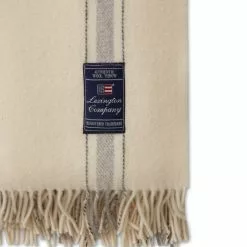 Lexington Striped Recycled Wool Filt 9 Lexington Striped Recycled Wool Filt -Sängkläder försäljning StripedRecycledWoolThrow2