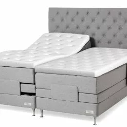 Nordic-beds Nordic Beds Ven Ställbar Säng 9 Nordic-beds Nordic Beds Ven Ställbar Säng -Sängkläder försäljning Ven STB 2x90200 Ljusgr Djupknappad
