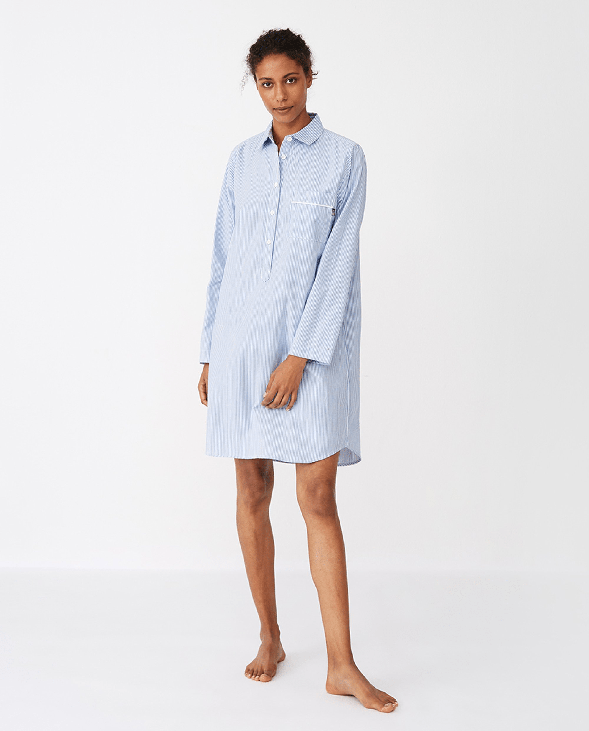 Lexington Women's Organic Cotton Nattskjorta 4 Lexington Women's Organic Cotton Nattskjorta - Bild 2